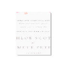 Modern Minimalist Pink Cherry Blossom Wedding