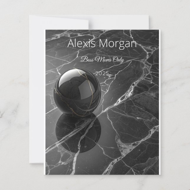 Modern Minimalist Pink-Purple Border Template (Front)