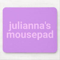 Modern Minimalist Pink Purple Name and Label