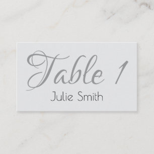 Modern Minimalist Place Card for Wedding