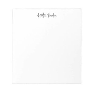 Modern Minimalist Plain Creative Calligraphy Notepad