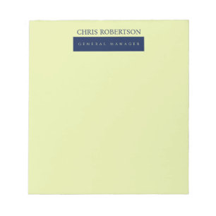 Modern Minimalist Plain Notepad