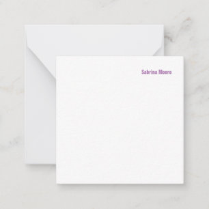 Modern Minimalist Plain Professional Card