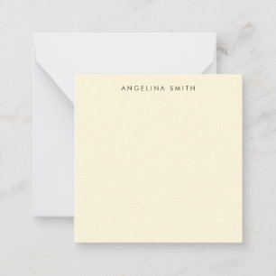 Modern Minimalist Plain Simple Cornsilk Color Card