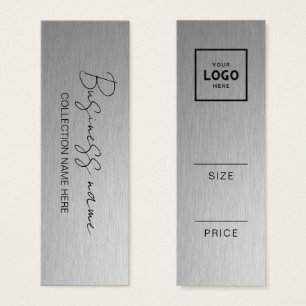 Modern Minimalist Price Hang Tag Card