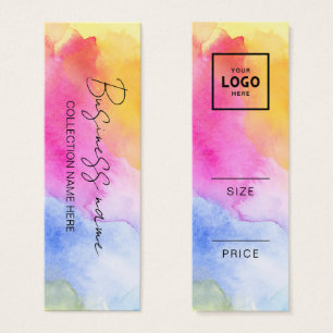 Modern Minimalist Price Hang Tag Card