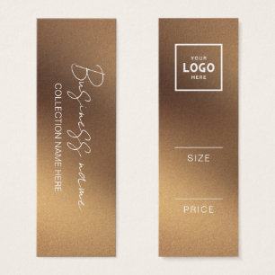 Modern Minimalist Price Hang Tag Card
