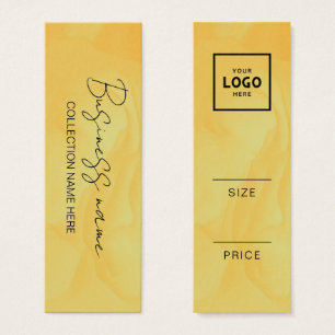 Modern Minimalist Price Hang Tag Card