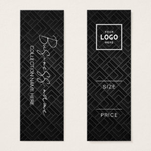 Modern Minimalist Price Hang Tag Card