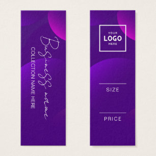 Modern Minimalist Price Hang Tag Card
