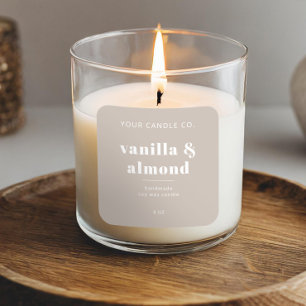 Modern Minimalist Product Label