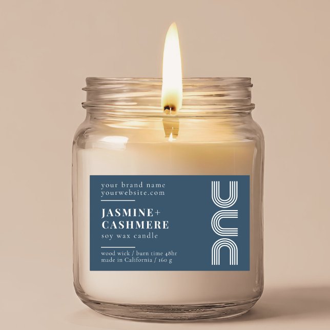 Modern minimalist product packaging candle label (Creator Uploaded)