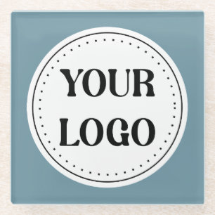 Modern Minimalist Professional Black  Glass Coaster