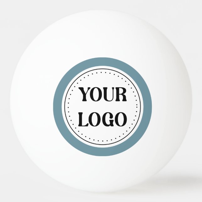 Modern Minimalist Professional Black  Ping Pong Ball (Front)