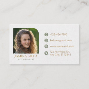 Modern Minimalist Professional Business Card