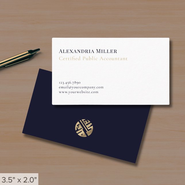 Modern Minimalist Professional Business Card (Creator Uploaded)