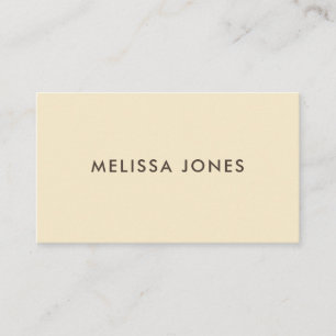 Modern Minimalist Professional Business Card