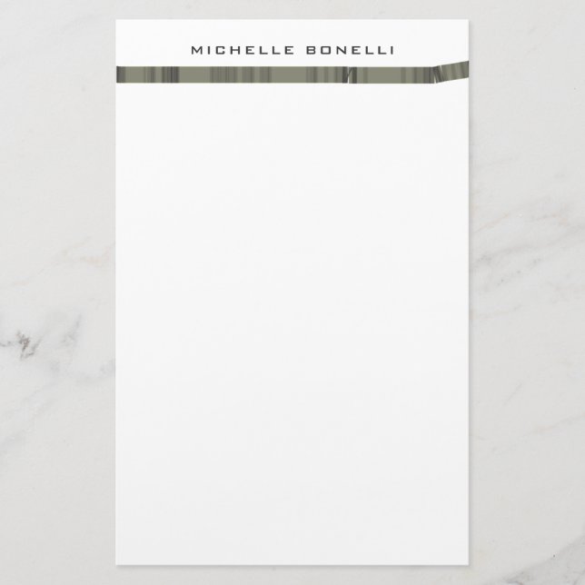 Modern Minimalist Professional Design Stationery (Front)