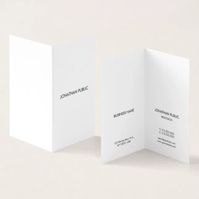 Modern Minimalist Professional Elegant Simple Chic Business Card | Zazzle