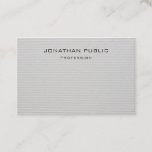 Modern Minimalist Professional Elegant Template Business Card