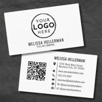 Modern Minimalist Professional Logo QR Code