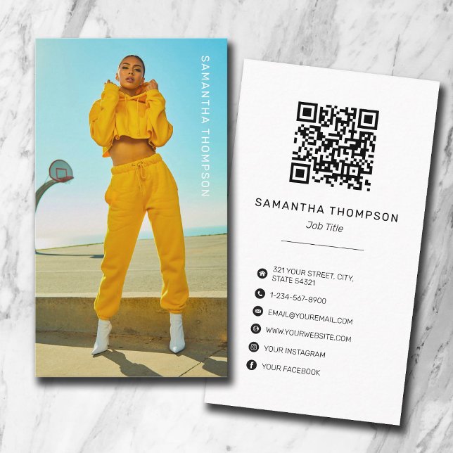 Modern Minimalist Professional Photography Business Card (Creator Uploaded)