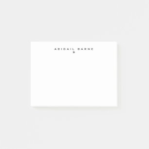 Modern Minimalist Professional Plain Post-it Notes