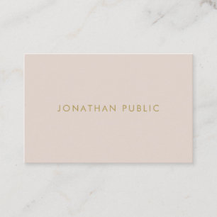 Modern Minimalist Professional Template Luxurious Business Card