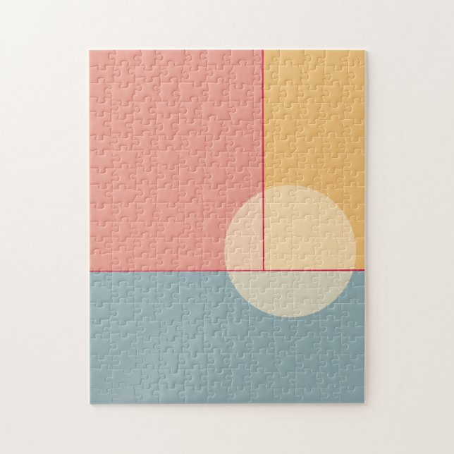 Modern Minimalist Puzzle (Vertical)