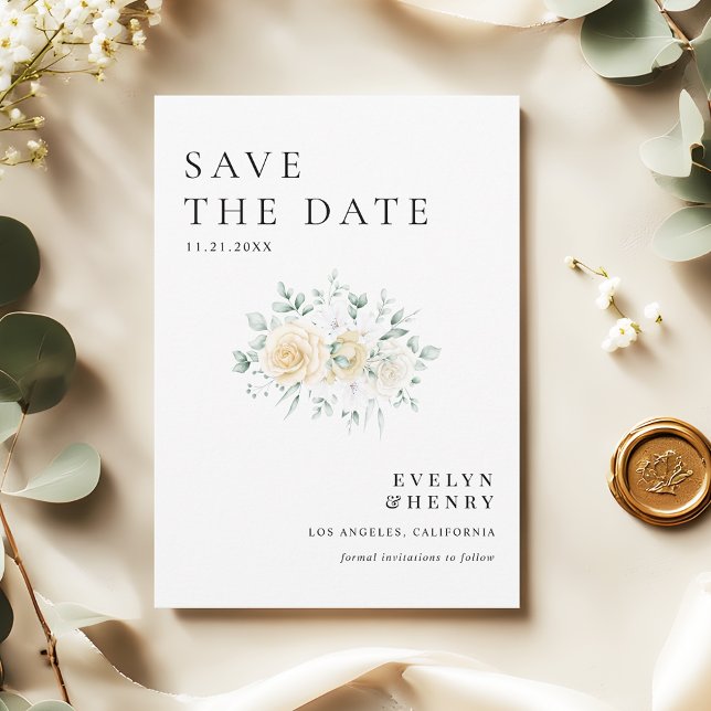 Modern Minimalist QR Code Wedding Website Save The Date (Creator Uploaded)