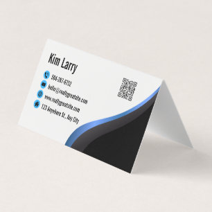 Modern Minimalist Real Estate Business Card