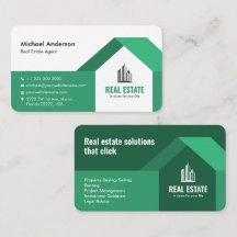 Modern Minimalist Real Estate Green