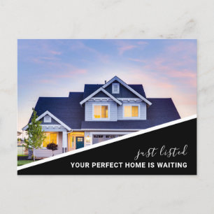 Modern Minimalist Real Estate Postcard - Editable 