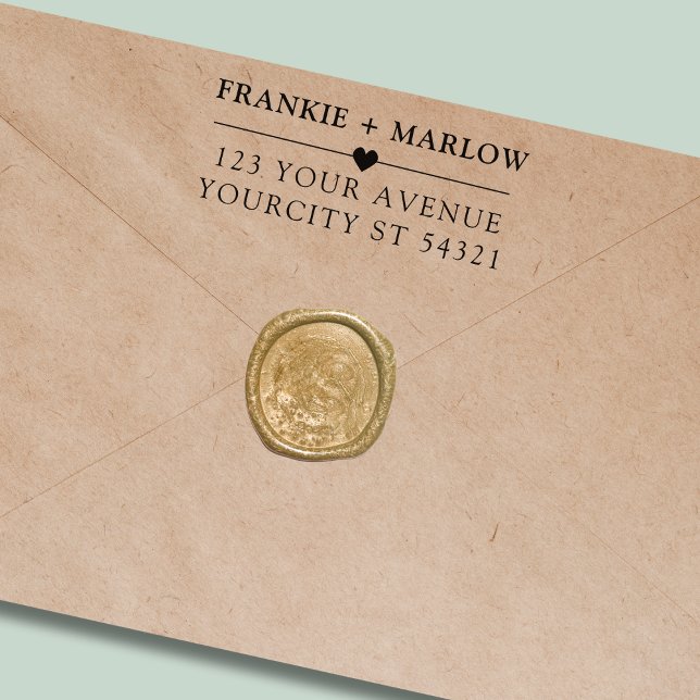 Modern Minimalist Return Address  Self-inking Stamp (Creator Uploaded)