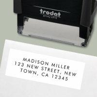 Modern Minimalist Return Address