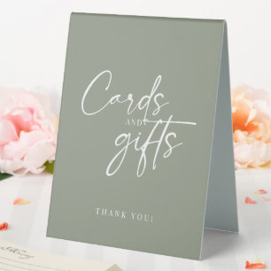 Modern Minimalist Sage Green Cards and Gifts