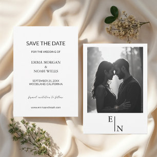 Modern Minimalist Save the Date