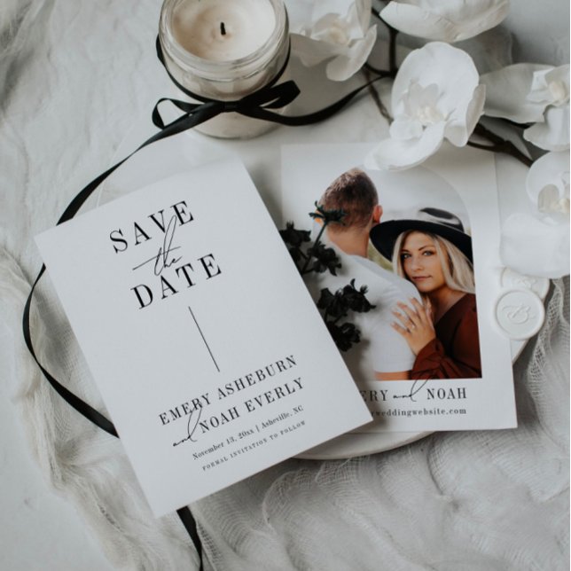 Modern Minimalist Save The Date Invitation (Creator Uploaded)