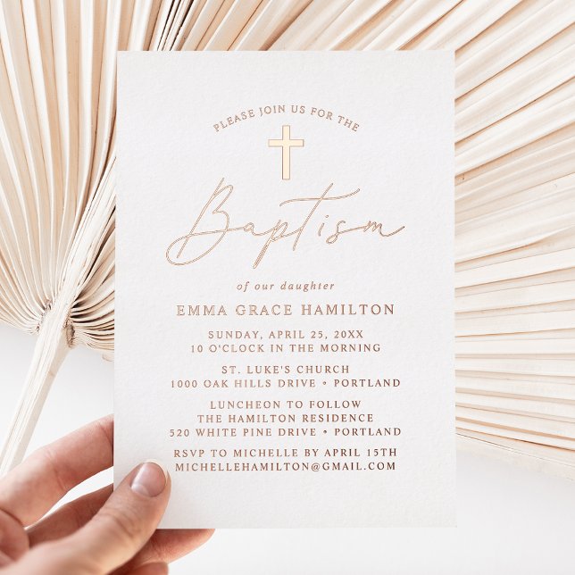 Modern Minimalist Script Baptism (Creator Uploaded)