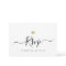Modern Minimalist Script Chic Gold Wedding RSVP