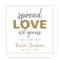 Modern Minimalist Script Spread Love Wedding Favou