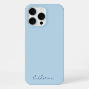 Modern Minimalist Script Type Name iPhone 16 Pro Max Case