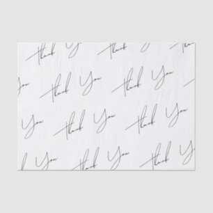 Modern Minimalist Script Wedding Tissue Paper
