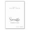 Modern Minimalist Simple Guest Name  Place Card