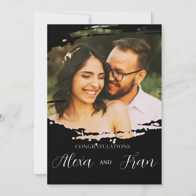Modern Minimalist Simple Invitation (Front)