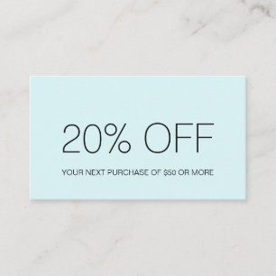Modern minimalist simple pastel discount cards
