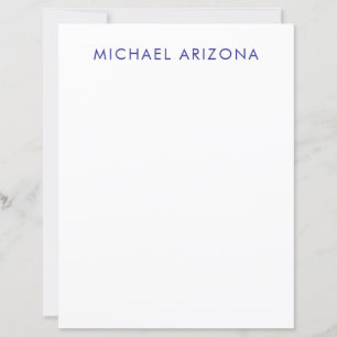 Modern Minimalist Simple Plain Own Name