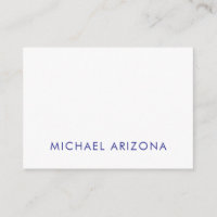 Modern Minimalist Simple Plain Own Name