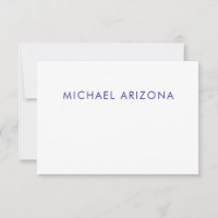 Modern Minimalist Simple Plain Own Name