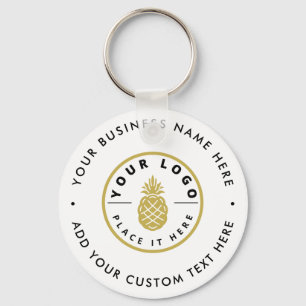 Modern Minimalist Simple Promotional Business Logo Key Ring